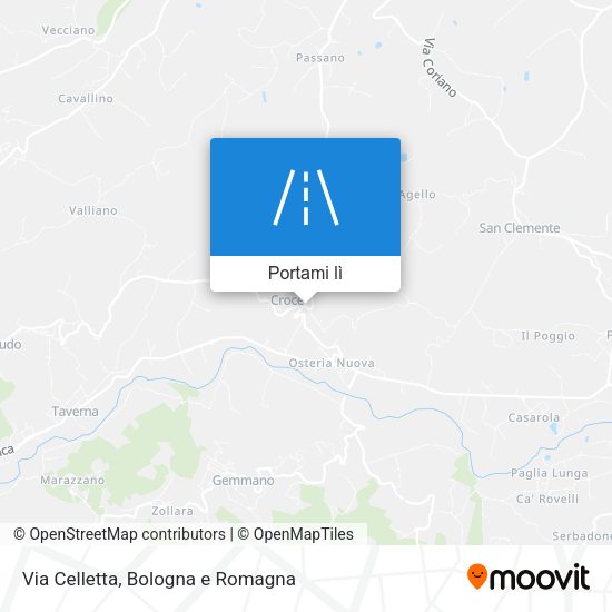 Mappa Via Celletta