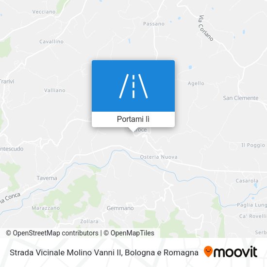 Mappa Strada Vicinale Molino Vanni II