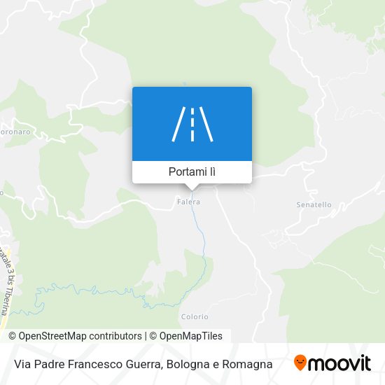 Mappa Via Padre Francesco Guerra