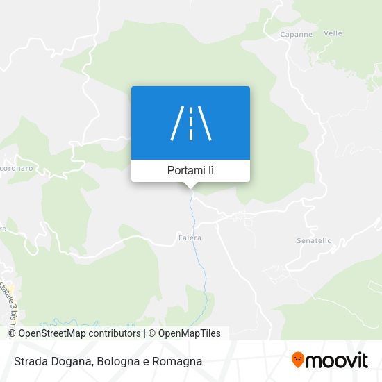 Mappa Strada Dogana