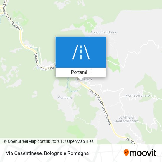 Mappa Via Casentinese