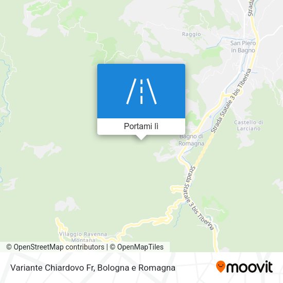 Mappa Variante Chiardovo Fr