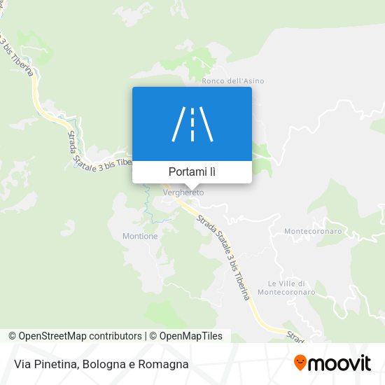 Mappa Via Pinetina