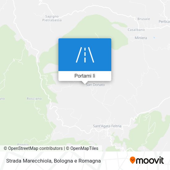 Mappa Strada Marecchiola