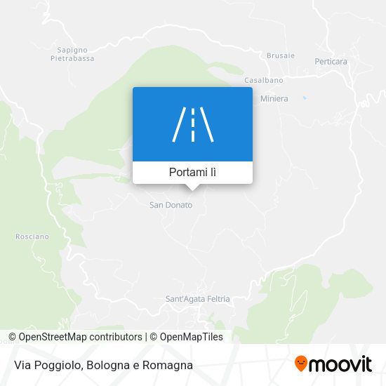 Mappa Via Poggiolo