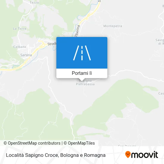 Mappa Località Sapigno Croce
