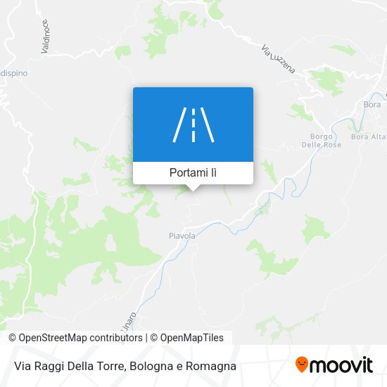Mappa Via Raggi Della Torre