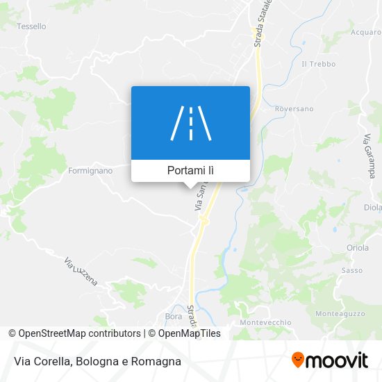 Mappa Via Corella