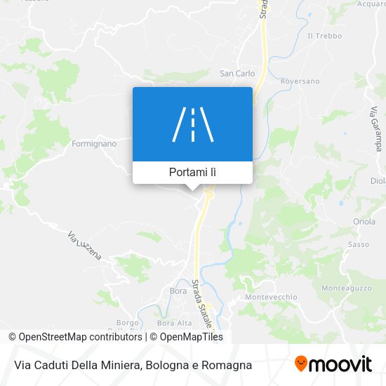 Mappa Via Caduti Della Miniera