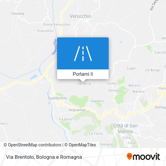 Mappa Via Brentolo