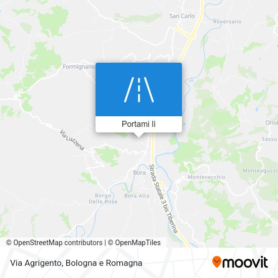 Mappa Via Agrigento