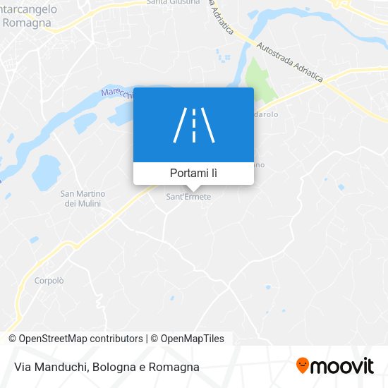 Mappa Via Manduchi