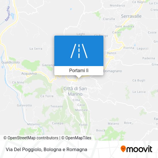 Mappa Via Del Poggiolo