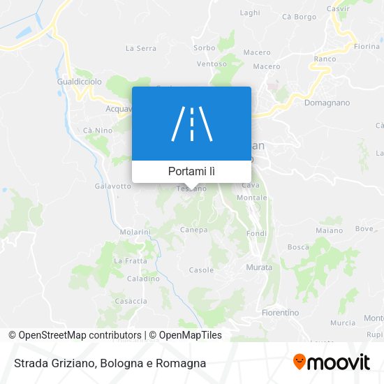 Mappa Strada Griziano
