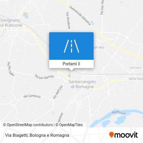 Mappa Via Biagetti