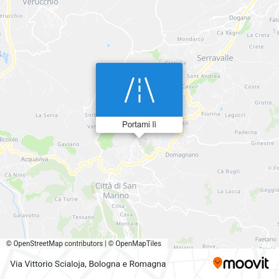 Mappa Via Vittorio Scialoja