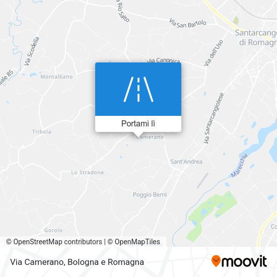 Mappa Via Camerano
