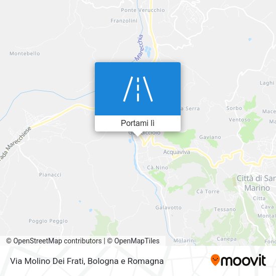 Mappa Via Molino Dei Frati