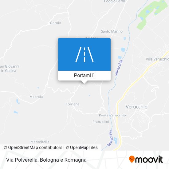 Mappa Via Polverella