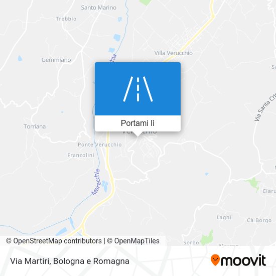 Mappa Via Martiri