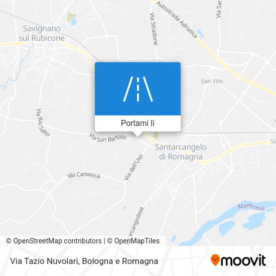 Mappa Via Tazio Nuvolari