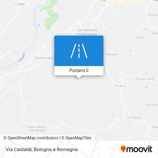 Mappa Via Castaldi