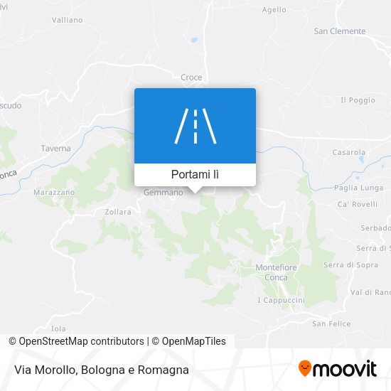 Mappa Via Morollo