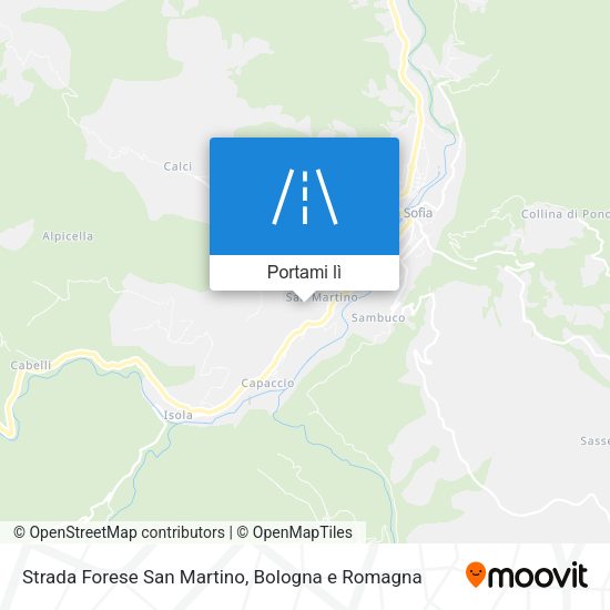Mappa Strada Forese San Martino