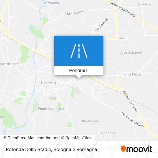 Mappa Rotonda Dello Stadio