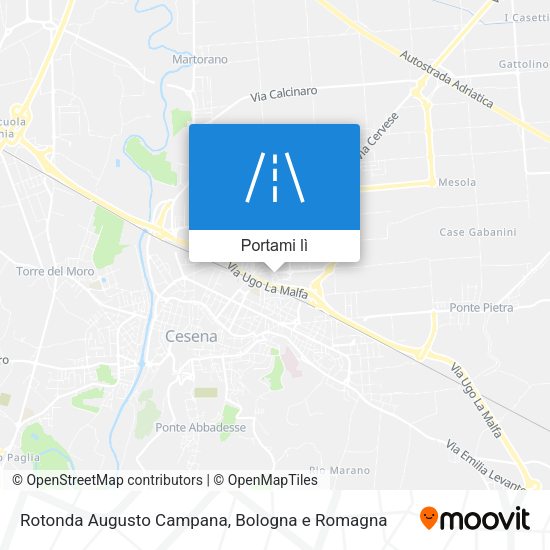 Mappa Rotonda Augusto Campana