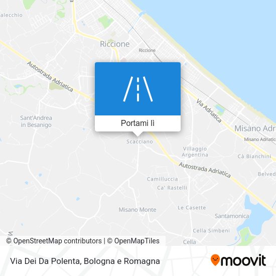 Mappa Via Dei Da Polenta