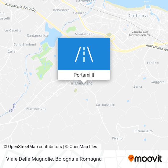 Mappa Viale Delle Magnolie