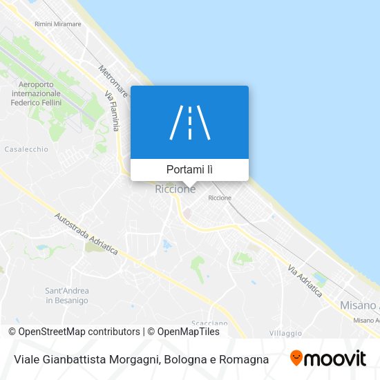Mappa Viale Gianbattista Morgagni