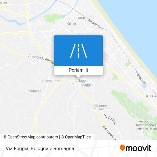 Mappa Via Foggia