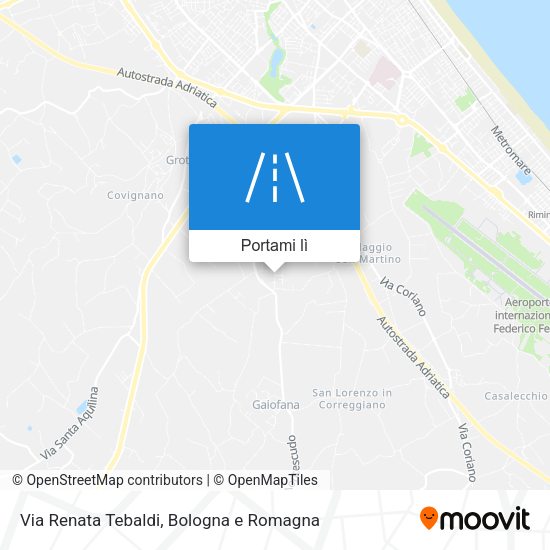 Mappa Via Renata Tebaldi