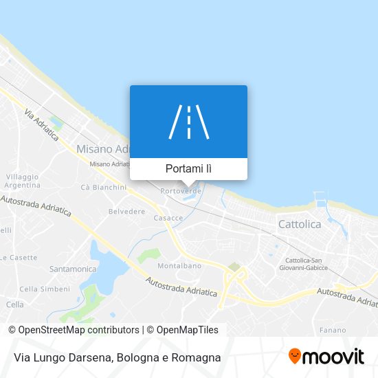 Mappa Via Lungo Darsena