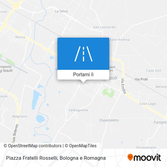 Mappa Piazza Fratelli Rosselli