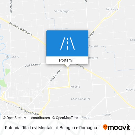 Mappa Rotonda Rita Levi Montalcini