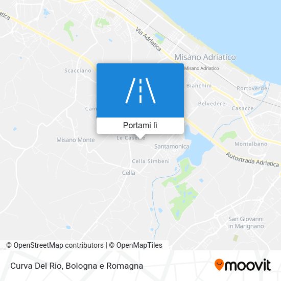 Mappa Curva Del Rio