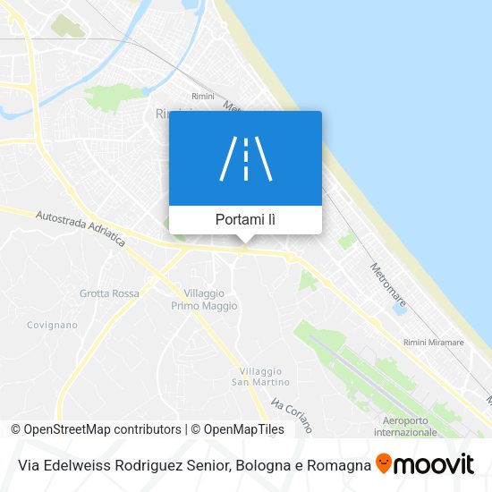 Mappa Via Edelweiss Rodriguez Senior