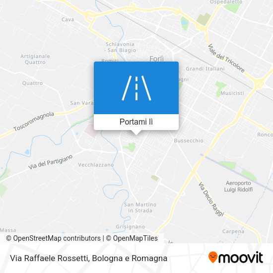 Mappa Via Raffaele Rossetti