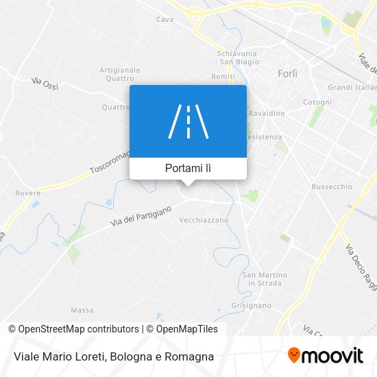 Mappa Viale Mario Loreti