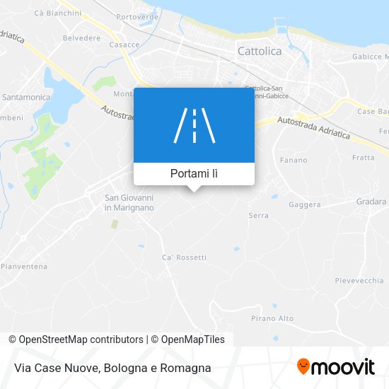 Mappa Via Case Nuove