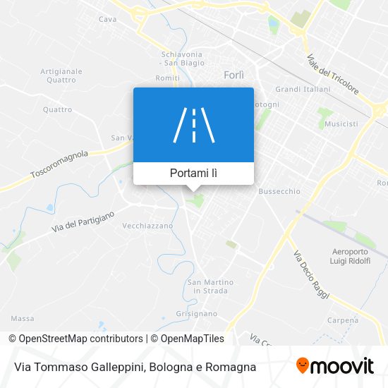 Mappa Via Tommaso Galleppini