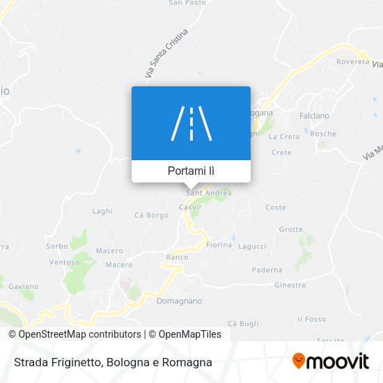 Mappa Strada Friginetto