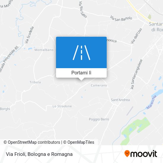 Mappa Via Frioli