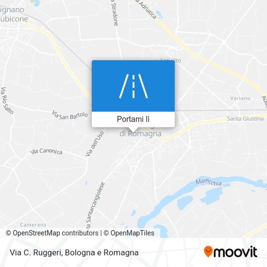 Mappa Via C. Ruggeri