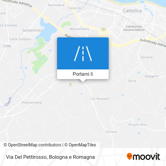 Mappa Via Del Pettirosso