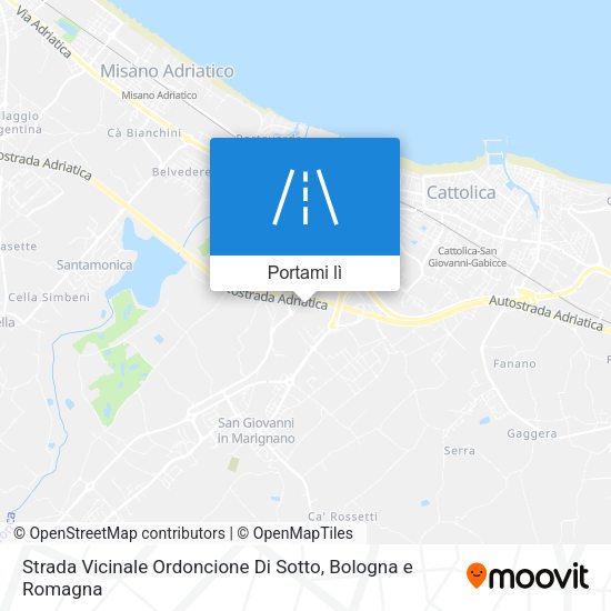Mappa Strada Vicinale Ordoncione Di Sotto