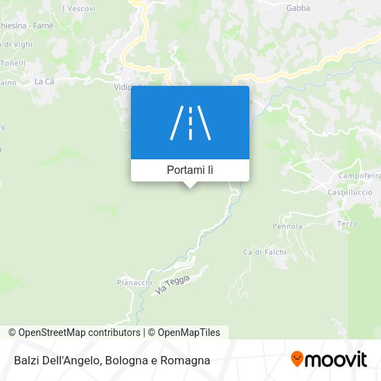 Mappa Balzi Dell'Angelo